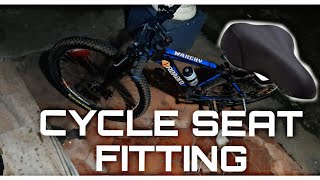 seat fitting💥💥💥 cycle seat editing viralvideo [upl. by Hsepid599]