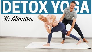 35 Minuten DETOX YOGA Verdauung anregen  inneres Feuer aktivieren [upl. by Noiemad381]