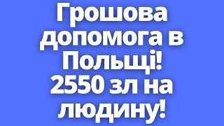 Нова грошова допомога для українців в Польщі Встигни до 6 березня [upl. by Hamrnand653]