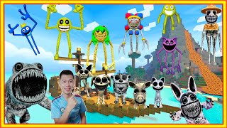 ĐỘNG VẬT TRONG SỞ THÚ Zoonomaly LẠC VÀO HÒN ĐẢO TRONG Minecraft  NHÂN BIBI [upl. by Inman]