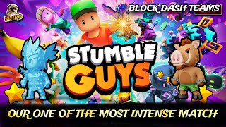 Most intense match in Stumble guys  Block dash classic  Shiro captain Live trending stumbleguys [upl. by Kotto]