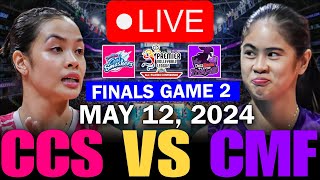 CREAMLINE VS CHOCO MUCHO 🔴LIVE FINALS GAME 2  MAY 12 2024  PVL ALL FILIPINO CONFERENCE 2024 [upl. by Ain]