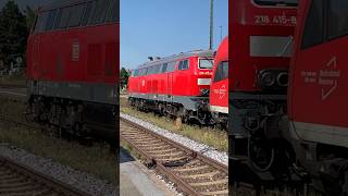 Sanfte Ausfahrt in Schwandorf 218 415 mit RE2 nach Hof Hbf br218 deutschebahn trainspotting [upl. by Rehposirhc691]