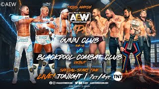 The Gunn Club vs Blackpool Combat Club  Trios Match  AEW Rampage 37  WWE 2K22 [upl. by Bonaparte704]