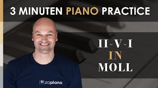 Jazz Piano für Einsteiger  IIVI in Moll  Jazz Piano lernen I Jazz Akkorde [upl. by Stclair204]