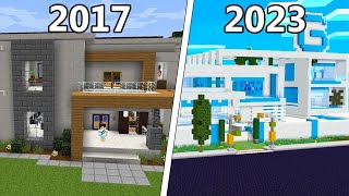 EVOLUÇÃO DAS CASAS DO GAHMARIN O FILME  MINECRAFT [upl. by Hairaza]