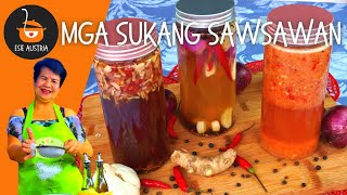 Mga sukang sawsawan Sweet and spicy  Sukang tagalog  Sukang ala pinakurat [upl. by Tai]