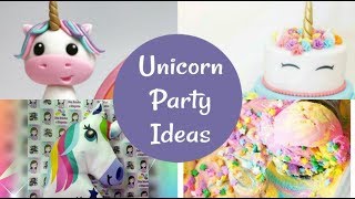 30 Magical Rainbow Unicorn Party Ideas amp Supplies [upl. by Anegue]