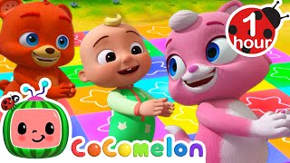 Animal Colors Dance  Cocomelon  Nursery Rhymes  Colors for Kids [upl. by Anoet55]