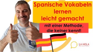 Spanische Vokabeln lernen leicht gemacht  mit einer Methode die keiner kennt [upl. by Adley]