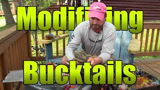 Modifying Bucktails for Muskie Fishing Success [upl. by Bianchi]