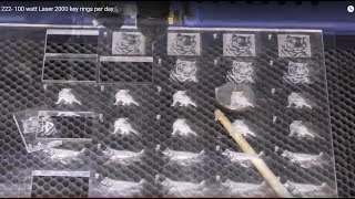 HOW TO make 2000 per day engraving and cutting with a 100w CO2 Laser [upl. by Bresee860]