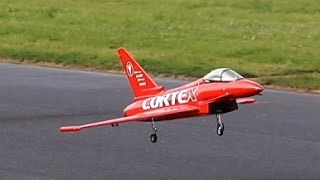 RC Thrust Vectoring Turbine Jet Eurosport 3D CORTEX  JetPower Messe 2014 HD [upl. by Valenta]