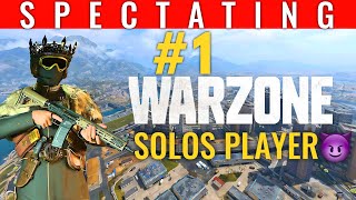 I Spectated The Solo 🌎 World Record Holder For Warzone [upl. by Atinrahs]