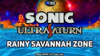 Sonic UltraSaturn  32bit Sonic Game Rainy Savannah Zone [upl. by Nomor]