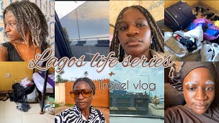 LLS 27My natural hair wash routineMaintenance vlogWorknew hairLashesFinal semester travel vlog [upl. by Rik]