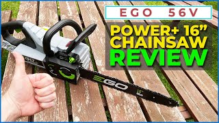 EGO Power Plus Chainsaw REVIEW  CS1613 56 Volt Model [upl. by Einot658]