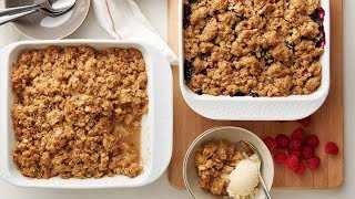 How to Make Fruit Crisp with Any Ingredients  Betty Crocker [upl. by Perice]