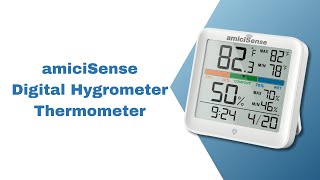 Monitoring Room Conditions with Digital Hygrometer Thermometer [upl. by Ambrosi170]