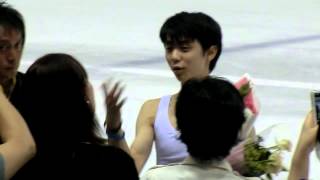 Prince Ice World July 2012 Yuzuru with fans [upl. by Odelia]