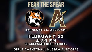 Barnegat  Absegami Girls Basketball NJSIAA Playoffs  22224 [upl. by Ayekin734]