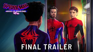 SPIDERMAN ACROSS THE SPIDERVERSE PART ONE – Final Trailer 2023 Sony Pictures [upl. by Daus]