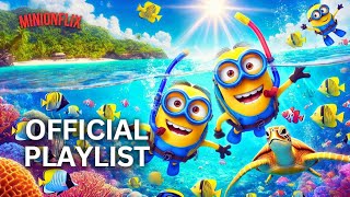 Relaxing Minions in Hawaii music 🌺 Hawaiian Minions background for sleep study or a minion party 🌴 [upl. by Eelreveb471]