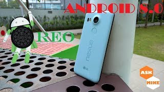 Flash Stock Android 80 Oreo Google Nexus 5X [upl. by Attesoj]