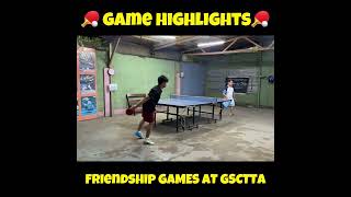 Table Tennis Friendship Games at GSCTTA [upl. by Seibold]