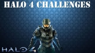 Halo 4 Walkthrough  All Challenges [upl. by Vallery836]