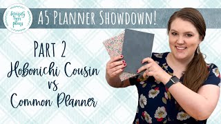 Part Two  Hobonichi Cousin vs A5 Common Planner  A5 Planner Showdown  Mandy Lynn Plans [upl. by Tala52]