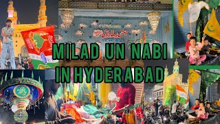 MILAD UN NABI IN HYDERABAD  2024  MILAD JULOOS  MILAD PROCESSION [upl. by Savannah]