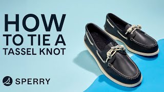 How to tie a Sperry Tassel Knot [upl. by Toile]