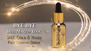 Pre Makeup Product 24K Gold amp Rose Serum For Shiny and Glowing Skin [upl. by Salisbarry]