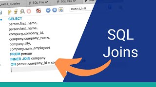 SQL Joins A Guide and Examples [upl. by Wojak644]