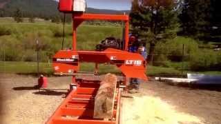 Woodmizer LT15 Wide Head Saw Mill [upl. by Novyad]