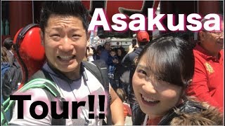 आसाकसा घूमने चलें Lets visit Asakusa Japan [upl. by Photina]