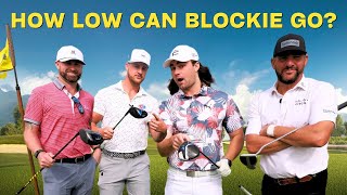 How LOW Can BLOCKIE Go Long Drivers  Michael Block Modified Shamble Format [upl. by Ahseela]