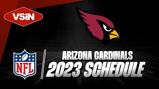 Arizona Cardinals 2023 NFL Schedule Release  VSiN Tonight [upl. by Waine667]