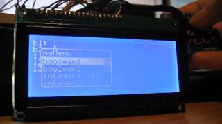 Arduino OO Menu for gLCD [upl. by Nisaj]