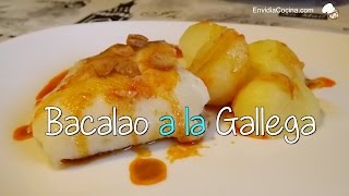 Cómo hacer BACALAO a la GALLEGA con patatas  Receta Fácil y Rápida [upl. by Oilut594]