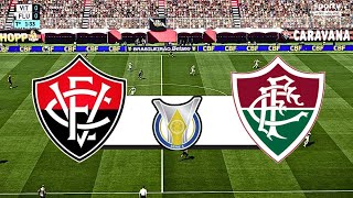 VITÓRIA x FLUMINENSE  BRASILEIRÃO  EFOOTBALL 2025 [upl. by Allenotna]