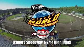 POWRi World Midget Championship Australian Final Highlights 2014  Lismore Speedway [upl. by Eillit859]