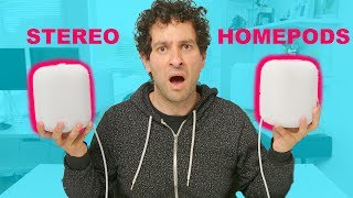 Stereo HomePods sound INSANE  Handson review [upl. by Noble]