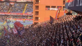 Genoa  Lazio 19424 il tifo in Gradinata Sud Zena [upl. by Olimac]