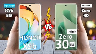 Honor X9b Vs Infinix Zero 30  Full Comparison 🔥 Techvs [upl. by Gagnon957]