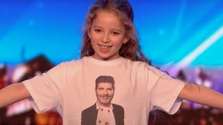 8 YO Girl Issy SHOCKS Everyone With Her Magic  Audition 2  Britains Got Talent 2017 [upl. by Peonir]