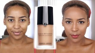 Giorgio Armani Luminous Silk Foundation Demo  Review [upl. by Jurdi41]