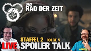 LIVE Das Rad der Zeit  Staffel 2 Folge 5 quotDamanequot  Kritik und Spoiler Talk mit medienberauscht [upl. by Arracahs]