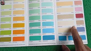 Color catalogue berger paints l Making colour charts [upl. by Boyd]